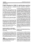 Vorschauseite 1: Corona-Pandemie: COVID-19 und Diabetes mellitus