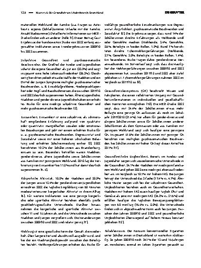 Vorschauseite 3: Die Gesundheit von Schüler: innen in Deutschland: Ergebnisse der HBSC-Studie