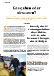 Vorschauseite 1: Gas geben oder stromern?
