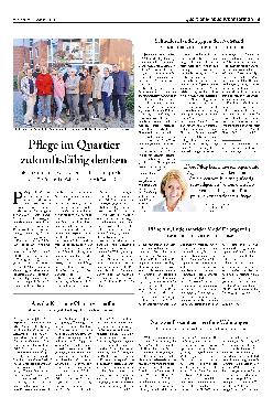Vorschauseite 1: Pflege im Quartier zukunftsfähig denken