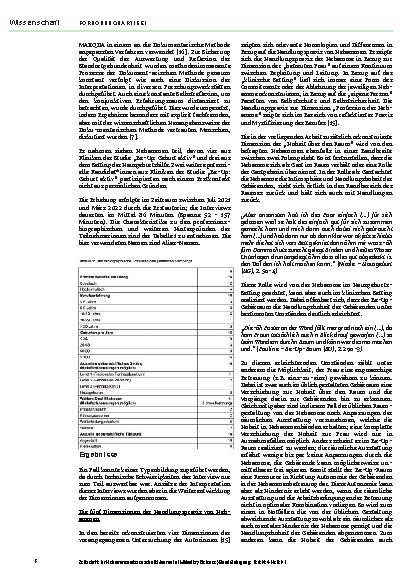 Vorschauseite 4: Orientierungsmuster von Hebammen bei der Geburt in verschiedenen Geburtsräumen – eine rekonstruktive Studie