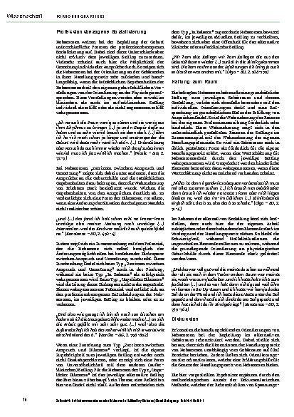 Vorschauseite 6: Orientierungsmuster von Hebammen bei der Geburt in verschiedenen Geburtsräumen – eine rekonstruktive Studie