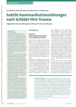Vorschauseite 1: Subtile Kommunikationsstörungen nach Schädel-Hirn-Trauma