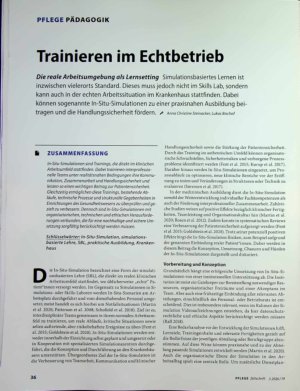 Vorschauseite 1: Trainieren im Echtbetrieb