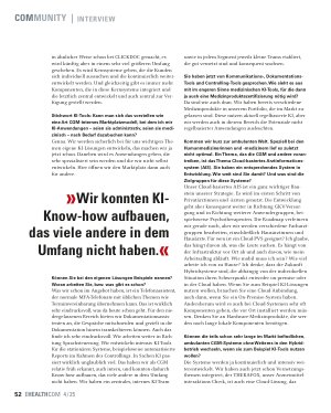 Vorschauseite 3: " Wir befinden uns in einem Transformationsprozess "