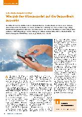 Vorschauseite 1: Wie sich der Klimawandel auf die Gesundheit auswirkt.