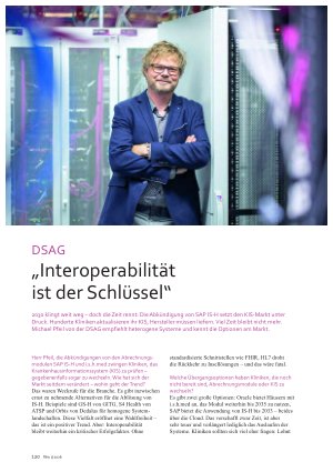 Vorschauseite 1: „Interoperabilität ist der Schlüssel“