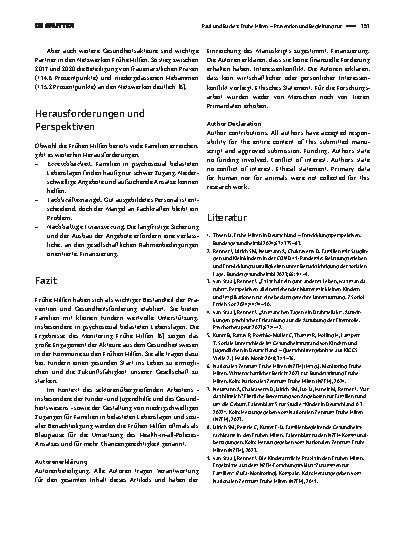Vorschauseite 3: Frühe Hilfen – Prävention und Begleitung für einen gesunden Start ins Leben