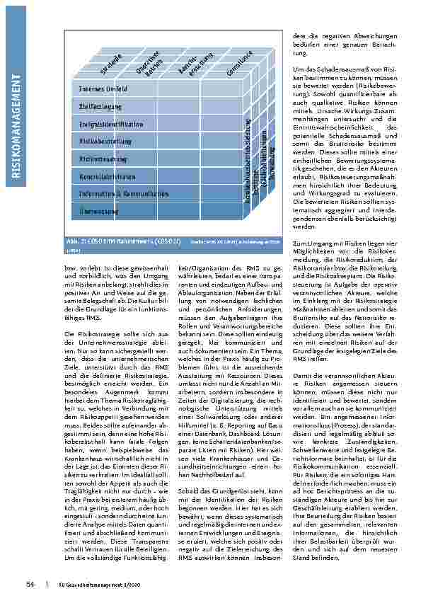 Vorschauseite 3: Betriebswirtschaftliche Risiken mit System managen: Ein praxisnaher Beitrag, wie sich Krankenhäuser in Deutschland besser aufstellen können.