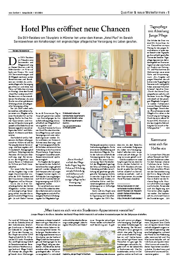 Vorschauseite 1: Hotel Plus eröffnet neue Chancen