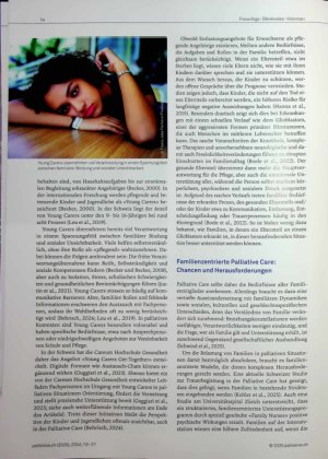 Vorschauseite 2: Familie im Fokus - Palliative Care familienzentriert leben