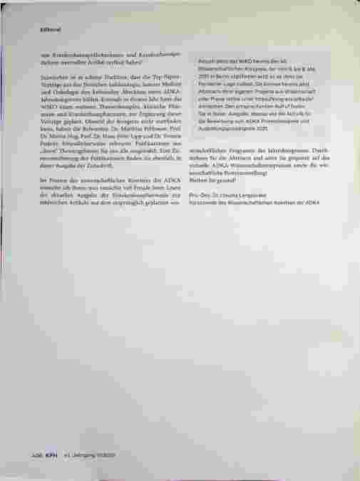 Vorschauseite 2: Wissenschaft in der Krankenhauspharmazie in Pandemiezeiten - und es geht doch. ..