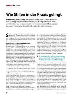 Vorschauseite 1: Wie Stillen in der Praxis gelingt