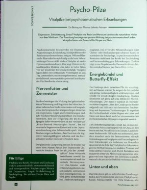 Vorschauseite 1: Psycho-Pilze Vitalpilze bei psychosomatischen Erkrankungen