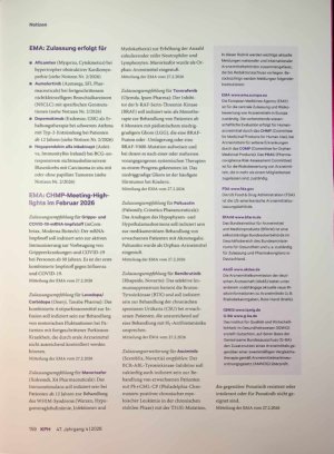 Vorschauseite 1: EMA: Zulassung erfolgt für