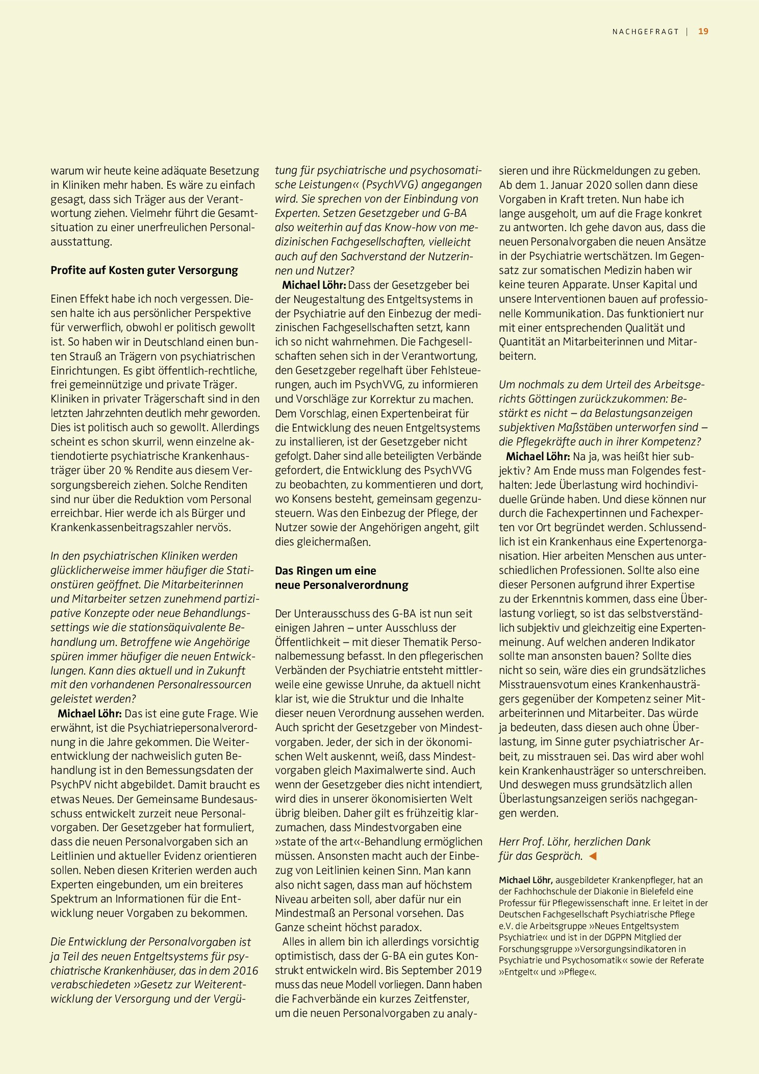 Vorschauseite 3: Unsere Stärken liegen in der professionellen Kommunikation