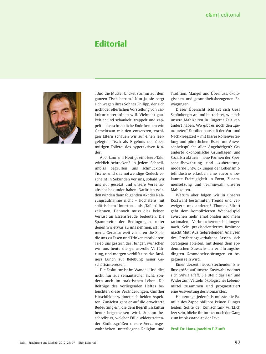 Vorschauseite 1: Editorial