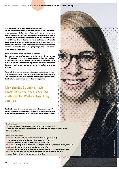 Vorschauseite 2: Chance und Herausforderung (Teil 1)