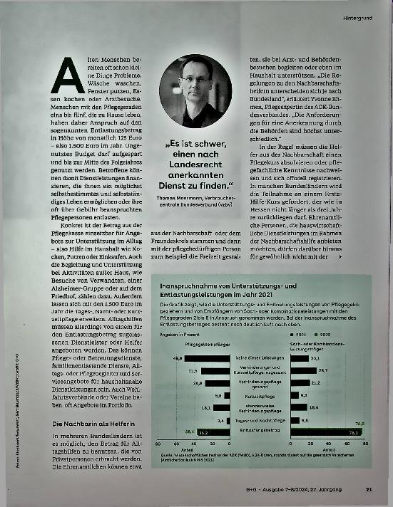 Vorschauseite 2: Ein Pflegebedarf unter Beobachtung