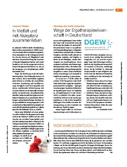 Vorschauseite 2: Schwarzes Brett