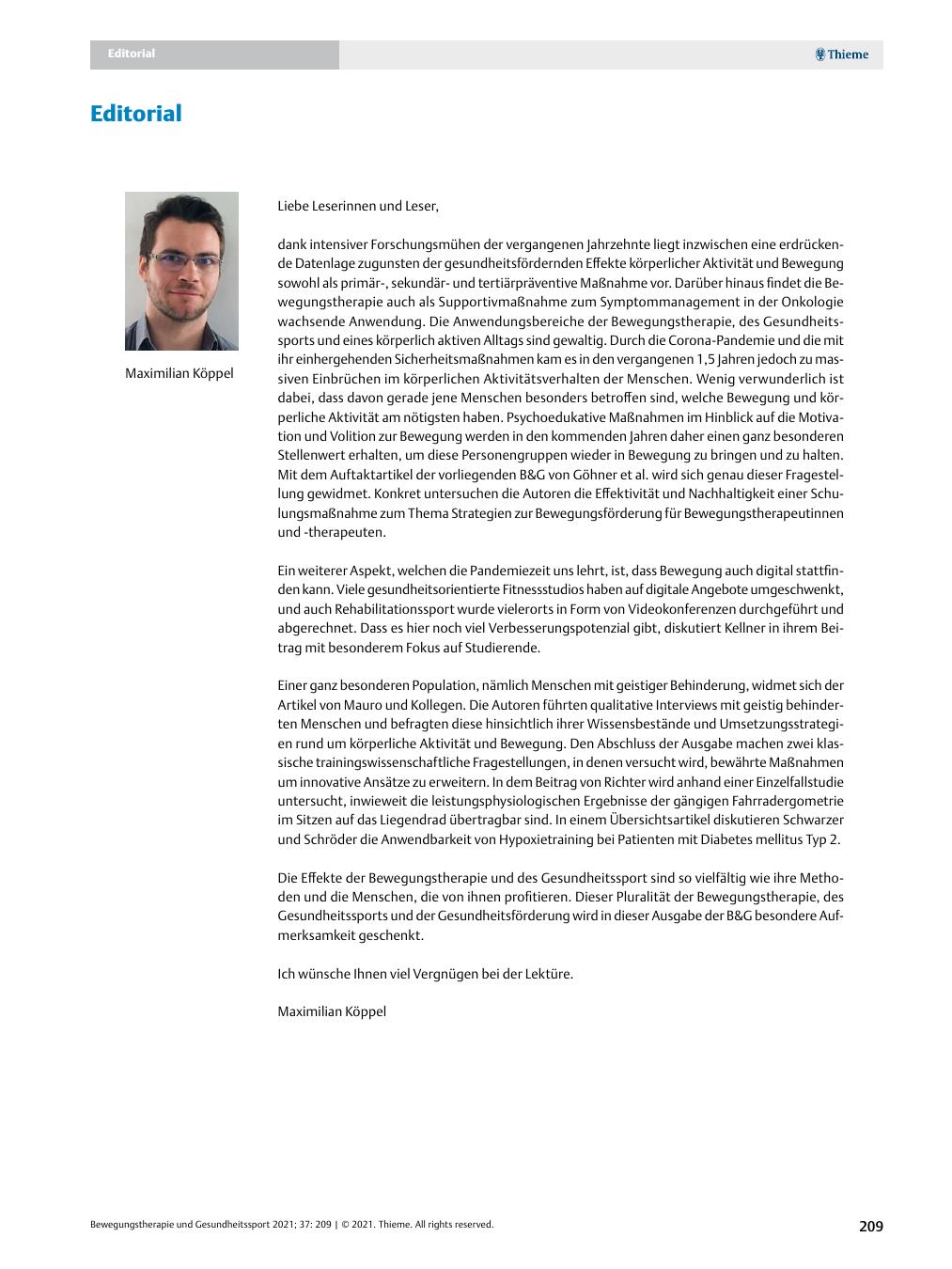 Vorschauseite 1: Editorial
