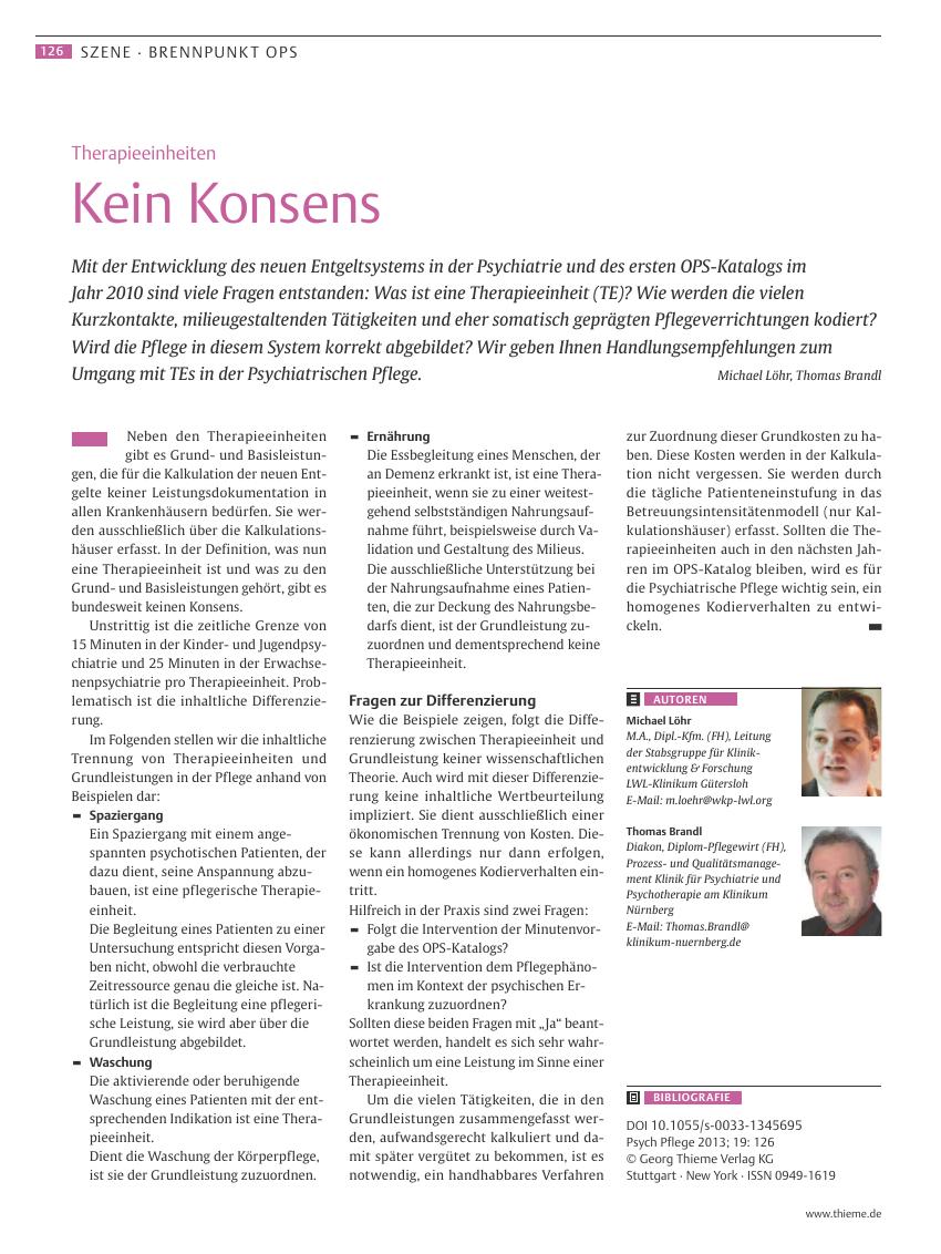 Vorschauseite 1: Kein Konsens
