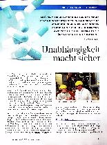 Vorschauseite 1: Unabhängigkeit macht sicher.