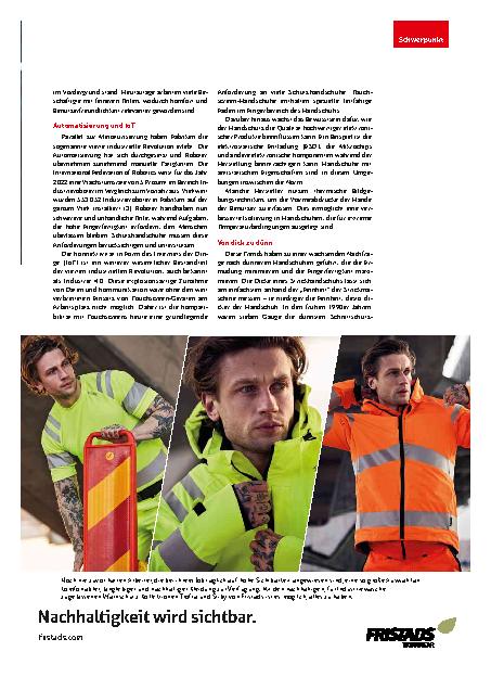 Vorschauseite 2: Handschutz im Wandel: Neue Bedürfnisse und nachhaltige Ziele