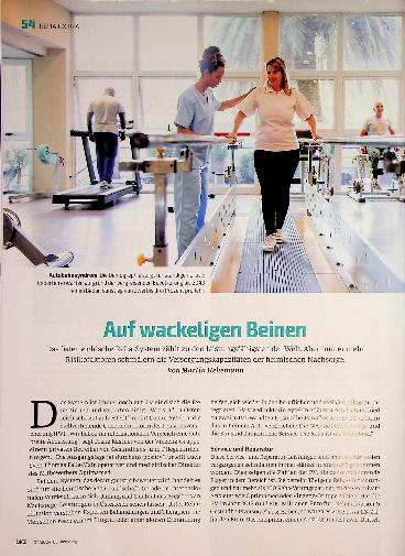 Vorschauseite 1: Auf wackeligen Beinen