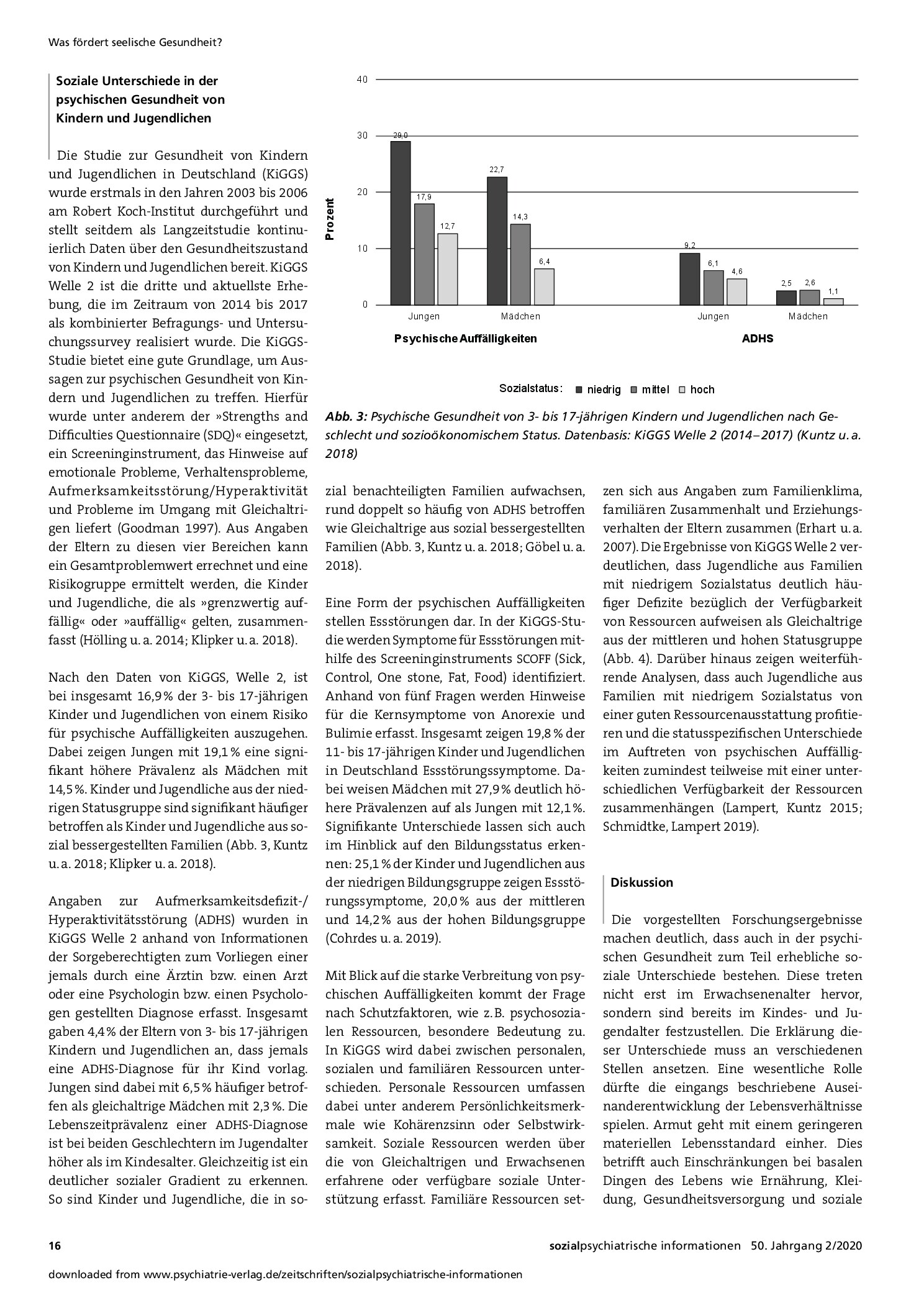 Vorschauseite 4: Armut, soziale Ungleichheit und psychische Gesundheit