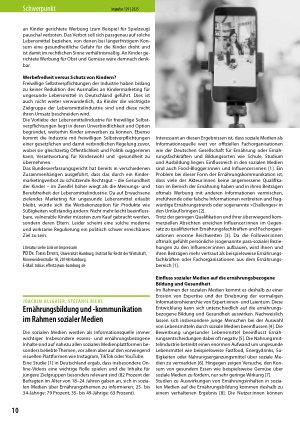 Vorschauseite 1: Ernährungsbildung und -kommunikation im Rahmen sozialer Medien