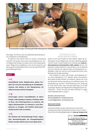 Vorschauseite 4: Auszubildende leiten Wohnbereich