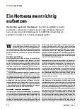 Vorschauseite 1: Ein Nottestament richtig aufsetzen.