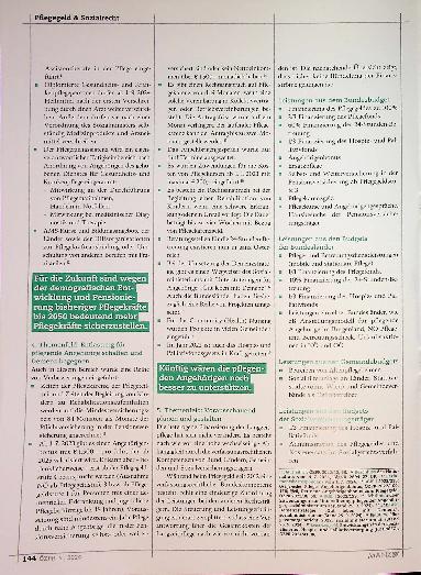 Vorschauseite 6: Pflegegeld und Sozialrecht