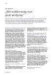 Vorschauseite 1: Wir wollen weg von "post and pray".
