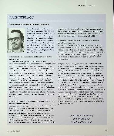 Vorschauseite 5: Spiritualität im Pflegealltag fördert Kultur des Respekts