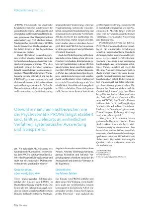 Vorschauseite 3: Wie PROMs die Versorgung verändern