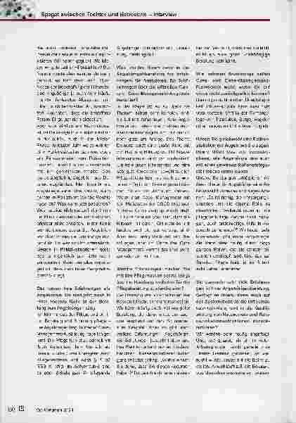 Vorschauseite 2: Spagat zwischen Tochter und Betreuerin - Interview mit Gabriele Schröder