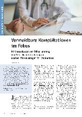 Vorschauseite 1: Vermeidbare Komplikationen im Fokus: KI-Anwendungen zur Früherkennung von Delir, Mangelernährung und akutem Nierenversagen im Krankenhaus