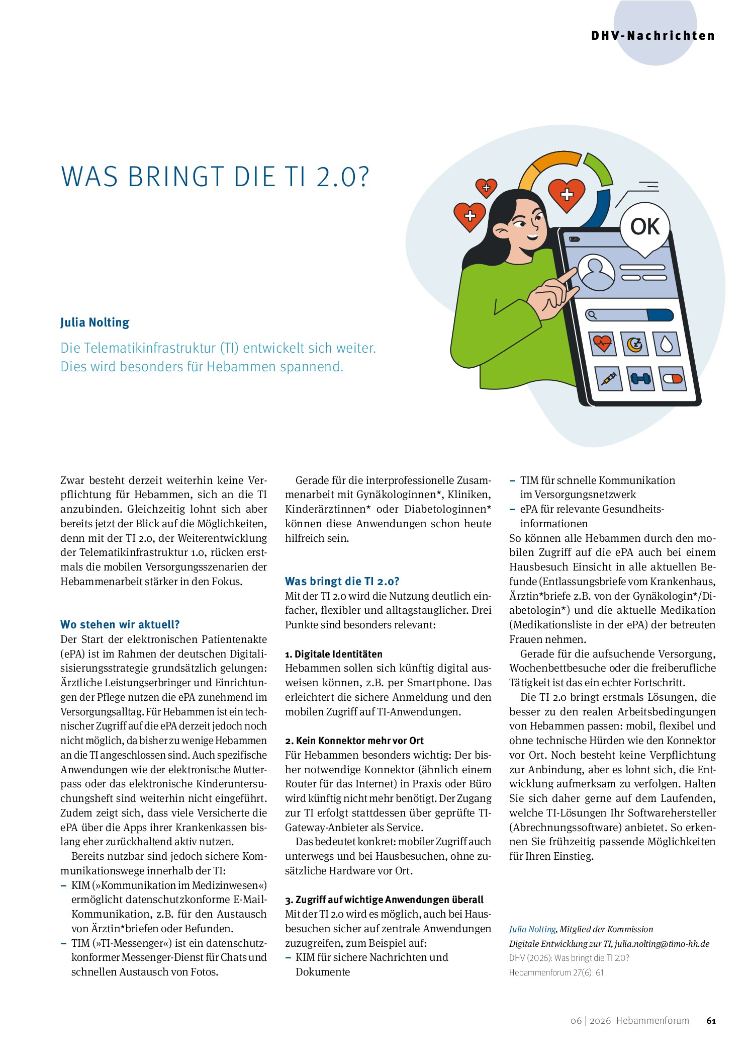 Vorschauseite 1: Was bringt die TI 2.0?