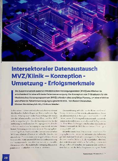 Vorschauseite 1: Intersektoraler Datenaustausch MVZ/Klinik - Konzeption - Umsetzung - Erfolgsmerkmale
