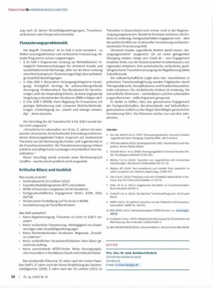 Vorschauseite 3: Transition in der Kinderund Jugendmedizin - Stand und Perspektiven 2026
