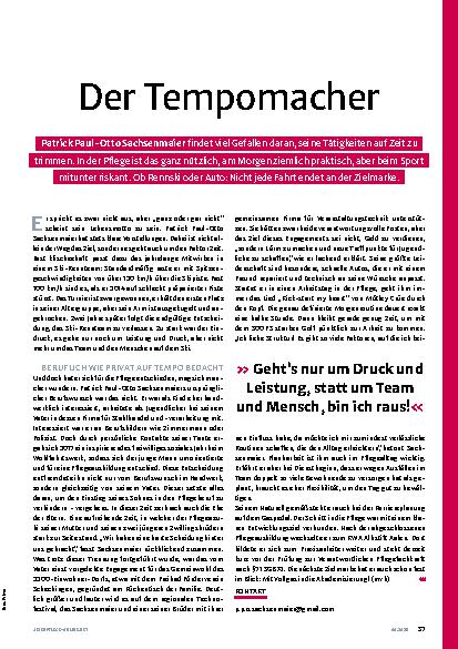 Vorschauseite 2: Der Tempomacher