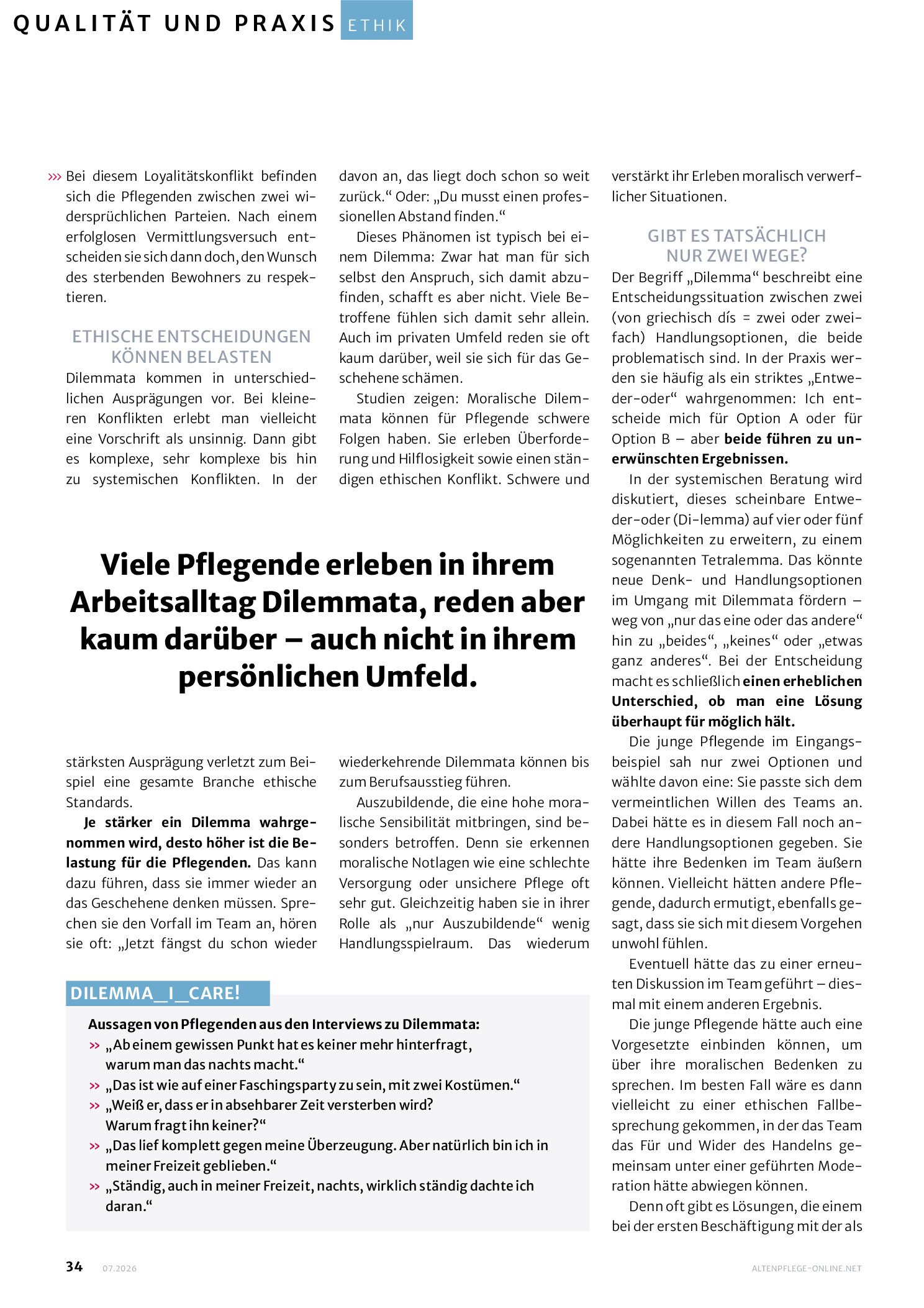 Vorschauseite 3: Wenn das Gewissen quält