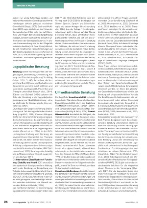 Vorschauseite 3: Umweltsensible logopädische Beratung aus praxisorientierter und ethischer Perspektive