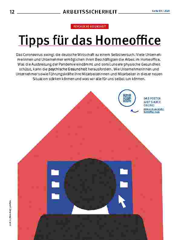 Vorschauseite 1: Tipps für das Homeoffice: Psychische Gesundheit