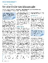 Vorschauseite 1: Von der Uni lernen können alle.