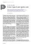 Vorschauseite 1: Patientenakte. Erste Kopie kann gratis sein.