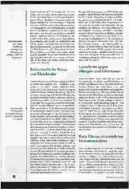 Vorschauseite 2: Unterstützung des kindlichen Immunsystems. Welche Nahrungsergänzung ist sinnvoll?