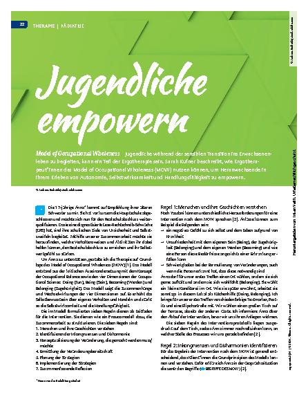 Vorschauseite 1: Jugendliche empowern
